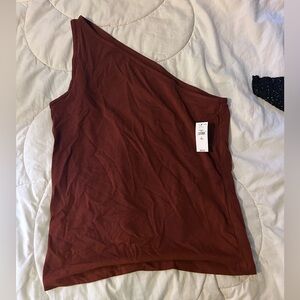 GAP ONE SHOULDER TOP🤎